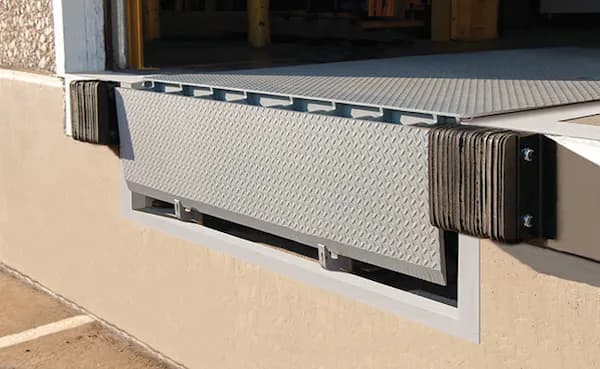 Dock Levelers installation example 1 - Utah commercial dock and door project