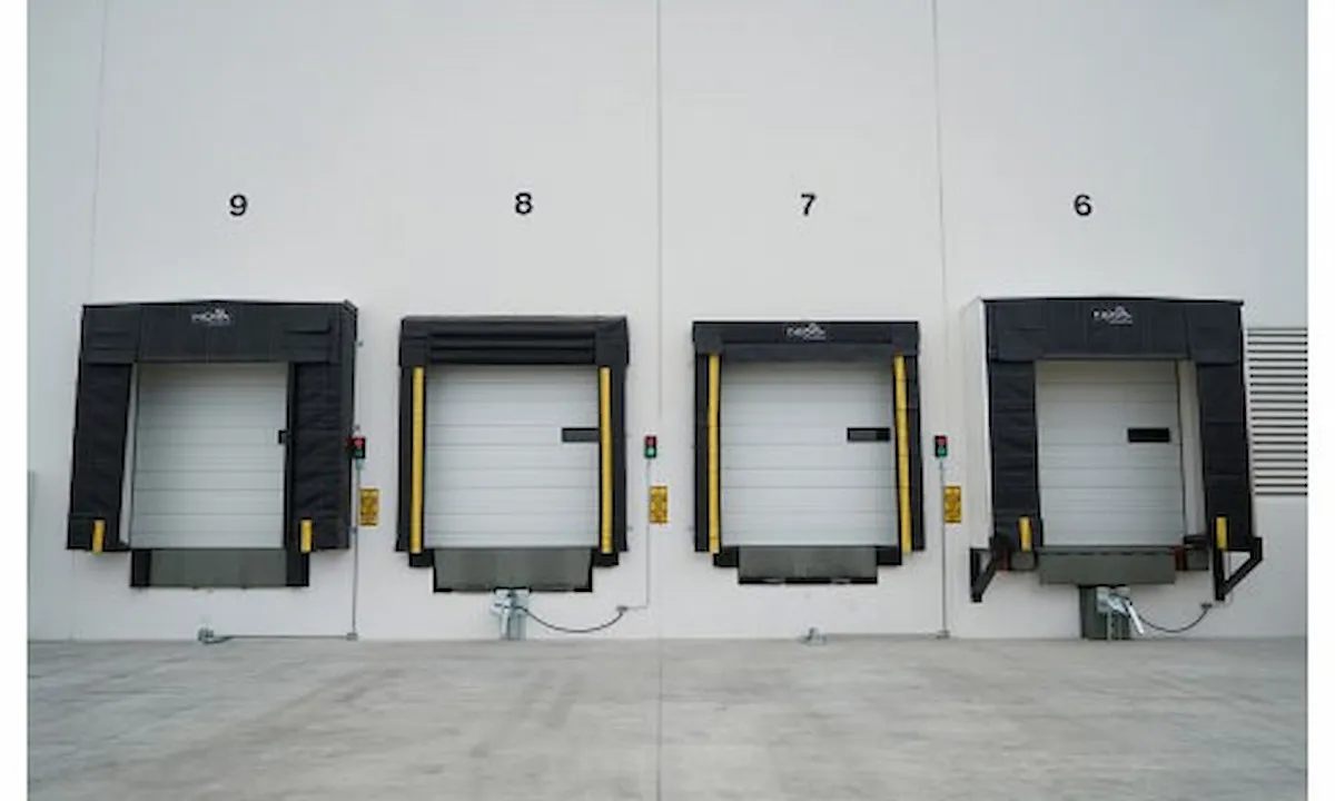 Dock Seals & Shelters installation example 1 - Utah commercial dock and door project